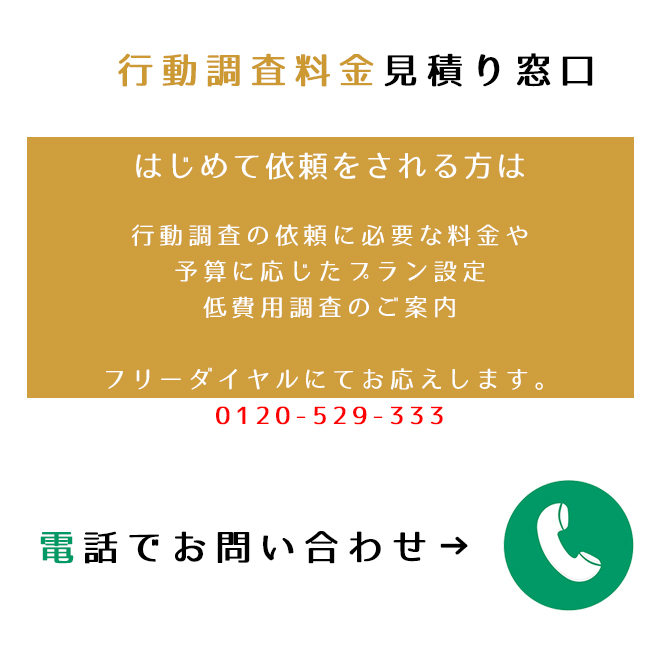 行動調査調査見積り案内