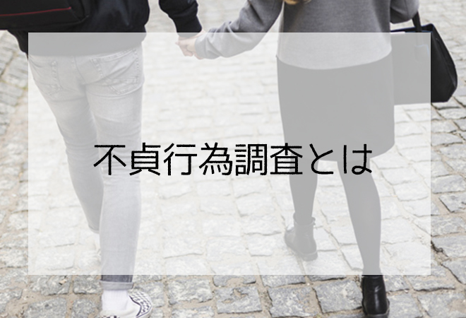 探偵が行う不貞行為調査概要
